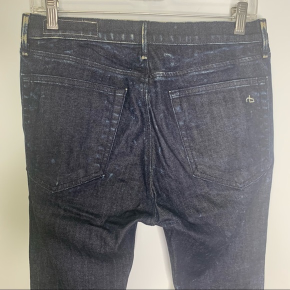 Rag & Bone Women’s Indigo Ice Dash Trousers Cropped Jeans Size 25 - Picture 8 of 14